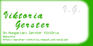 viktoria gerster business card